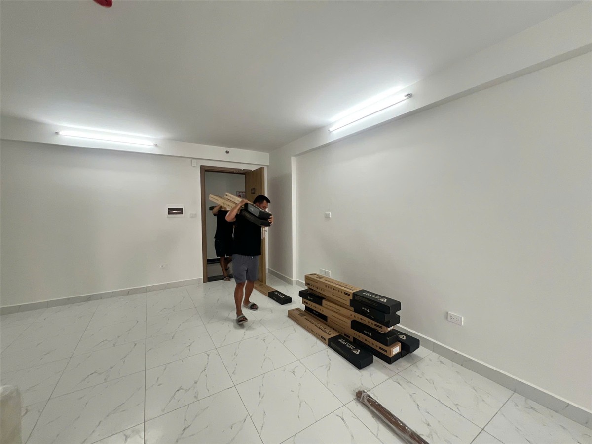 PG An Đồng - hiện trạng phòng khách lúc nhận bàn giao